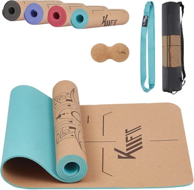 Antislip Yogamat voor Fitness en Yoga - Extra Dikke Gymnastiekmat met Draagtas en Accessoires
