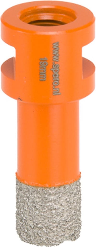 19mm x 40mm Diamantboor - Tegelboor Xtreme met Opruimfunctie - Nat & Droog - M14 - SPERO
