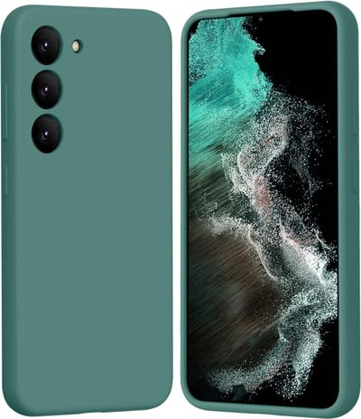 Casemania Hoes Geschikt voor Samsung Galaxy S24 - Groen - Liquid Siliconen Back Cover