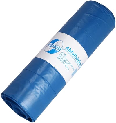 Stevige vuilniszakken 120 liter met trekband - 50 stuks