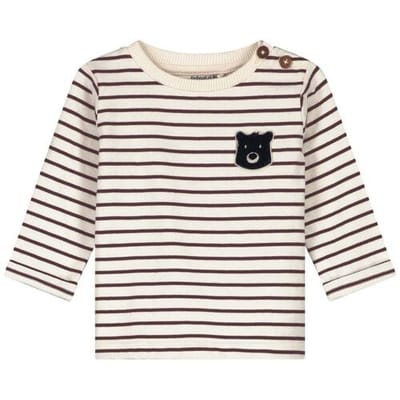 Prénatal baby shirt Dark Clay 56 heren