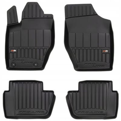 FROGUM – 3D Rubber Vloermatten voor PEUGEOT 307 (2001-2009) – Set van 4 – TPE – Hoge rand 6 cm