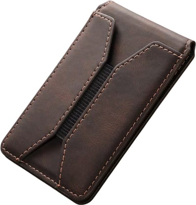 Magnetische Telefoonhoes met Kaartvak en Stand – Lederen Portemonnee Hoes geschikt voor iPhone, Magsafe Compatible, Bescherming en Pocket Cover - Bruin