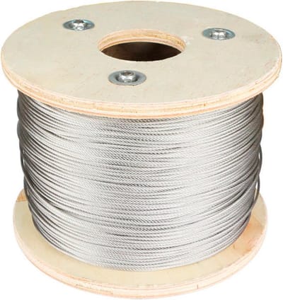 RVS Draadkabel 4mm V4A 7x7 voor Reling en Kabeltoepassingen