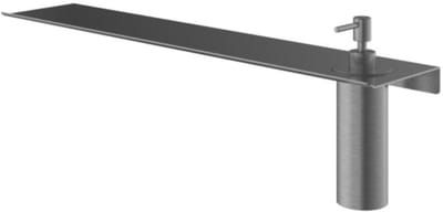 Hotbath &More Shelves - Zeepdispenser - Voor Planchet - Geborsteld Gunmetal PVD