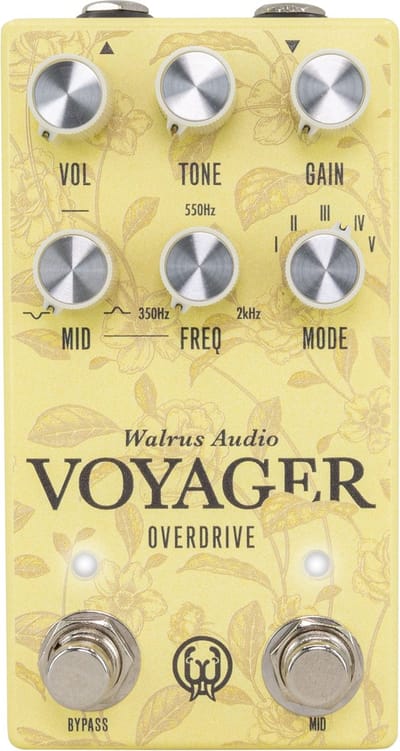 Walrus Audio Voyager MKII Floral Series 2024 - Distortion voor gitaren