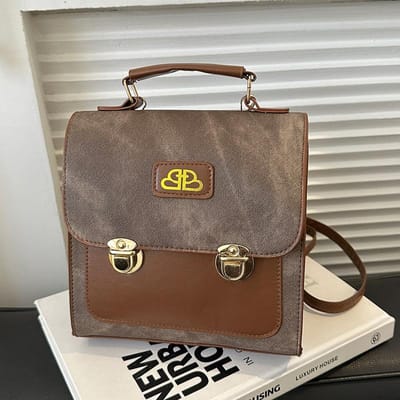 Sac à dos Imitation Denim Rétro pour Femmes Nouveau Sac d'Étudiant Mode Sac Bandoulière Polyvalent