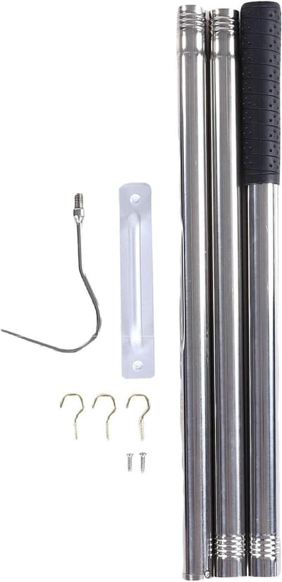 Zolder Haaksysteem - Ladder Trekker - Veiligheidscontrole - Verstelbare Lengte - 531 Inch - Aluminium