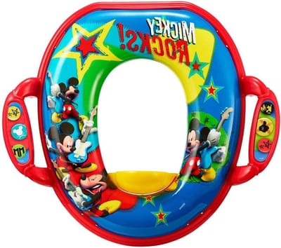Potty Seat - Potty Trainer - Zindelijkheidstraining - Zacht Kussen - Ovaal - Mickey Muis