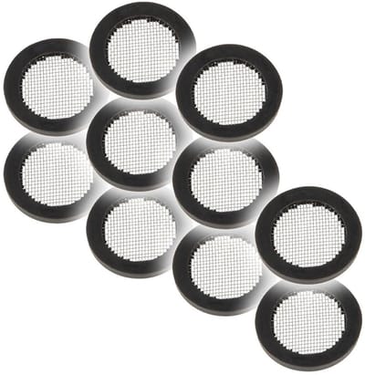 Rubberen Afdichtingen met Vuilvangzeef 1/2 Inch voor Wartelmoeren - 10 Stuks