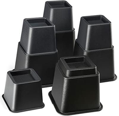 Verstelbare Bedverhogers - 8" Bedliften voor Extra Opslag en Comfort