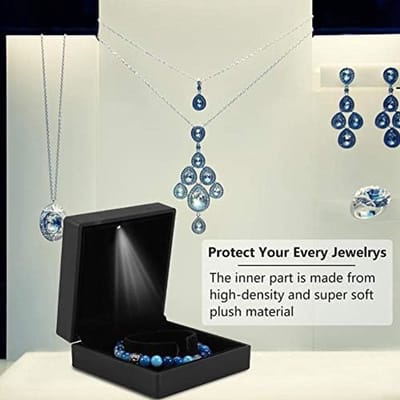 Sieraden Organizer met LED Verlichting voor Ringen, Hangers, Armbanden en Kettingen