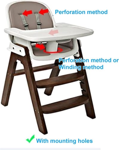 Verstelbare 5-Punts Veiligheidsgordel voor Kinderwagens en Hoge Stoelen, Nylon Straps met Schouder- en Kruisbanden, Multifunctioneel Baby Veiligheidssysteem voor Optimale Bescherming