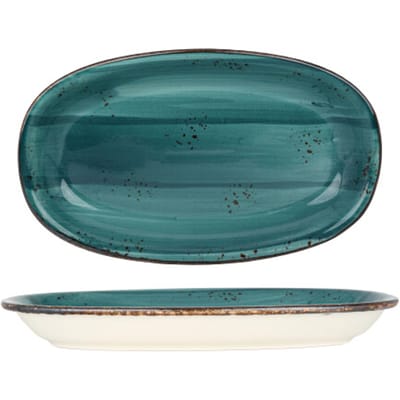 By Bone Serveerschaal - Harmony Tropical - Porselein - 34x20.5 cm - set van 2
