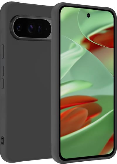 Hoesje Geschikt voor Google Pixel 10 Pro - Sterk & Shockproof - Hoes Cover - Siliconen Case - Zwart