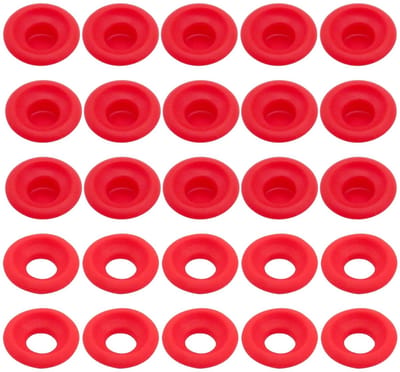 50 Stuks Siliconen Rubber O-ringen en Washers, Hoge Druk Lekvrije Afsluitingen voor Flessen, Ideaal voor Thuisbrouwerij en Frisdrank Bottels