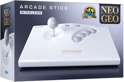 SNK Corporation NEOGEO AES+ Arcade Stick (White) - Wired Arcade stick - NEOGEO AES+