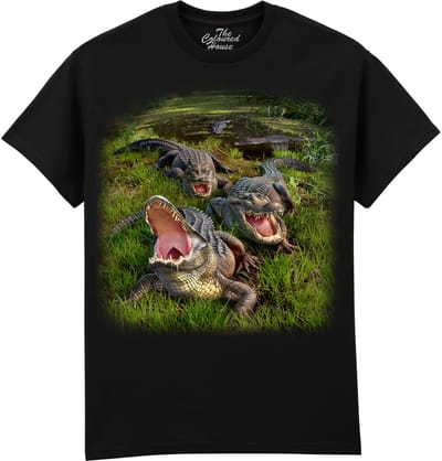 Krokodil Alligators The Coloured House T-shirt M