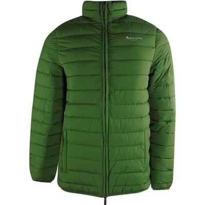 Aquascutum Heren Mock Neck Active Gewatteerd Jasje (Leger Groen)