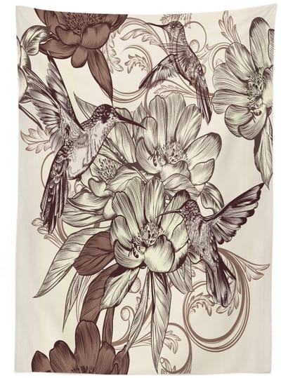 ABAKUHAUS Kolibri Tafellaken – 140x170 cm – Satijn, Kleurvast
