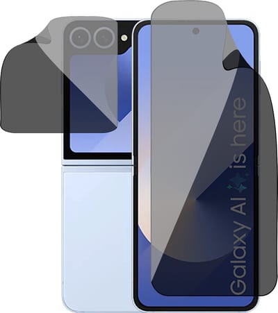 Privacy Screenprotector geschikt voor Samsung Galaxy Z Flip 6 - 1x FlexGuard Screen Protector