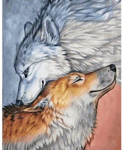 Diamond painting - Devotion 38x48 cm