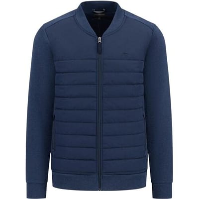 Fynch-Hatton Vest Hybrid College Collar Jacket Navy / male