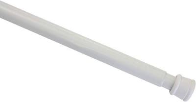 Yoursol spanstang/douchestang 23/26 mm, metaal, geen schroeven of boren nodig; uitschuifbaar; 80-130 cm, wit