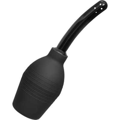 Rimba - Intiem Douche/anaal Douche Met Ballon Reservoir Van 350 ml - Zwart