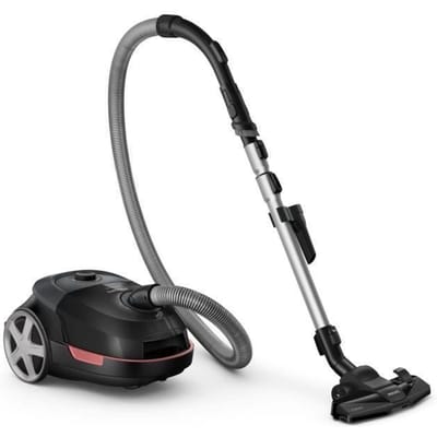Stofzuiger met zak - PHILIPS - XD5123/10 - Serie 5000 - 900W - 77db - Intens zwart zwart