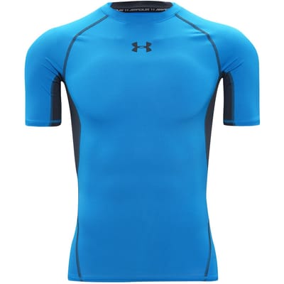 Under Armour Mannen Training Compressie T-shirt Blauw 1257468-787 L blue