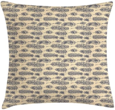 ABAKUHAUS Bohemien Kussenhoes 40x40 cm – Dubbelzijdig bedrukt – Donkerblauw