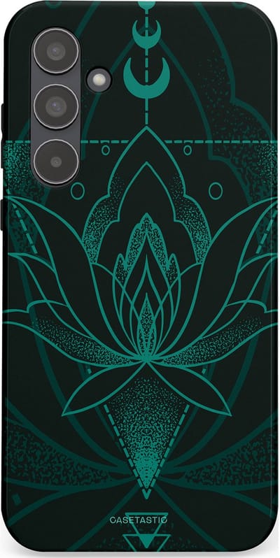 Casetastic Hoesje Geschikt voor Samsung A55 - Stijlvolle Beschermende Duo-layer Case - Lotus Zen