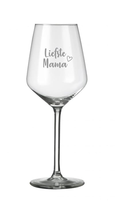 Wijnglas met gravering - Moederdag - Cadeau voor Moederdag - mama is de allerliefste - gravering - zandstralen - wijnglas - glazen product - uniek cadeau