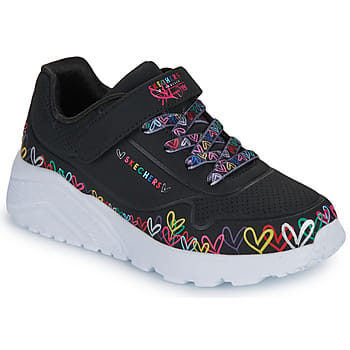 Skechers Street UNO LITE HEART CRAZE sneakers meisjes 314091L BKMT