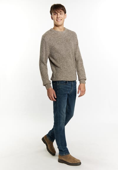 Mo Jumper Heren Olijf veelkleurig