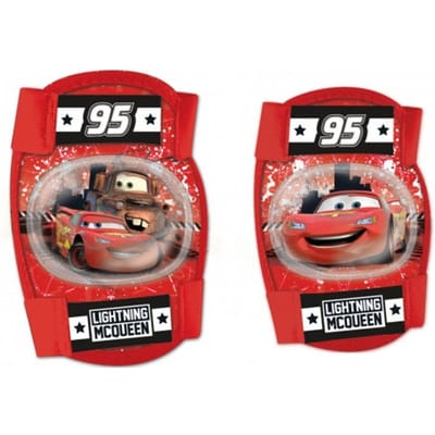 Disney Knie- En Elleboogbeschermers Cars Rood 4-delig Maat S