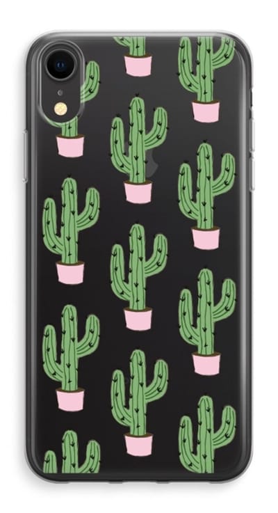 Case Company® - Hoesje geschikt voor iPhone XR hoesje - Cactus Lover - Soft Cover Telefoonhoesje - Bescherming aan alle Kanten en Schermrand