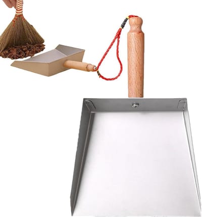 Kleine Stofpan - Stofblik Veegblik - Algemeen Schoonmaken - Dunne Rand Wijde Opening - 22 x 15 x 5 cm