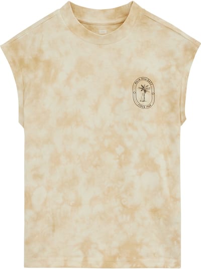WE Fashion Jongens oversized singlet met tie-dye