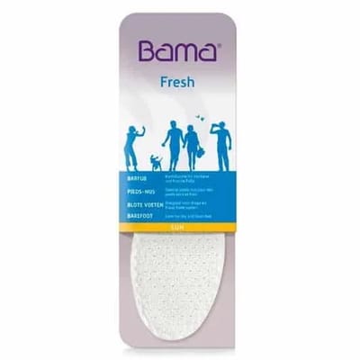 Bama badstof inlegzolen Wit Fresh Sun Classic maat 28