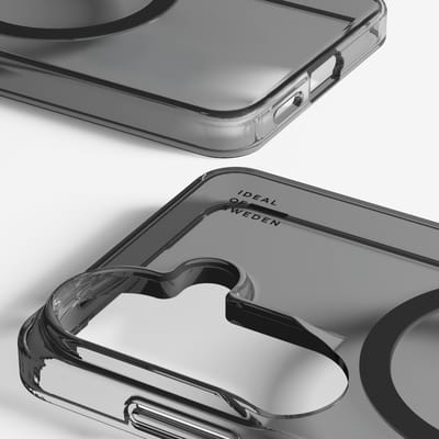 iDeal of Sweden Clear Case geschikt voor MagSafe geschikt voor Samsung Galaxy S26 - Tinted Black