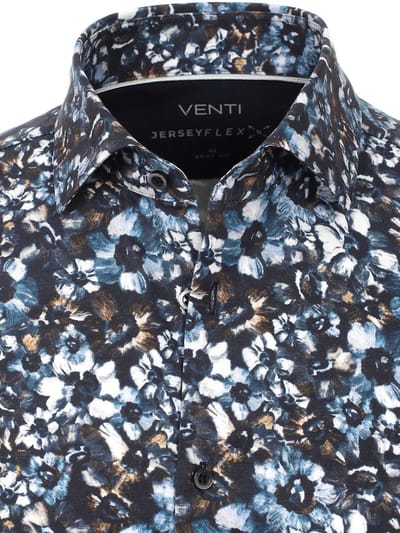 Venti Jerseyflex Overhemd Gebloemd Comfort Fit 123964000-101 - XL