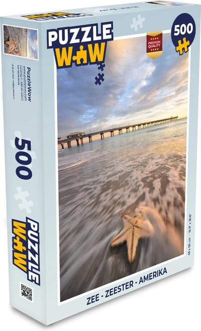 Puzzel Zee - Zeester - Amerika - Legpuzzel - Puzzel 500 stukjes