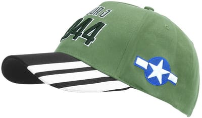 Fostex Garments - Baseball cap Jour J 1944 WWII 3D (kleur: Groen / maat: NVT)