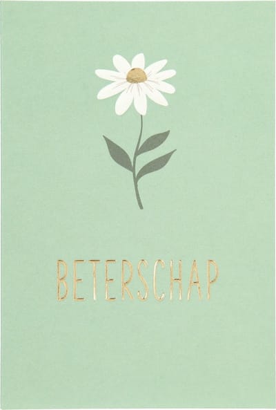 Depesche - Wenskaart "Gewoon Mooi", klein met de tekst "Beterschap" - mot. 008