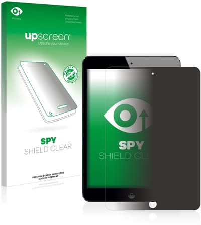 upscreen - privacy screenprotector voor Apple iPad Mini 2 2013 - Folie Beschermfolie Blauwlichtfilter