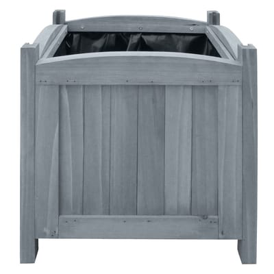 vidaXL - Plantenbakken - verhoogd - 2 - st - 30x30x30 - cm - massief - vurenhout