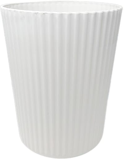 Prullenbak afvalemmer van stevig kunststof voor kantoor, keuken en kinderkamer - 9L, hoogte 27,8 cm