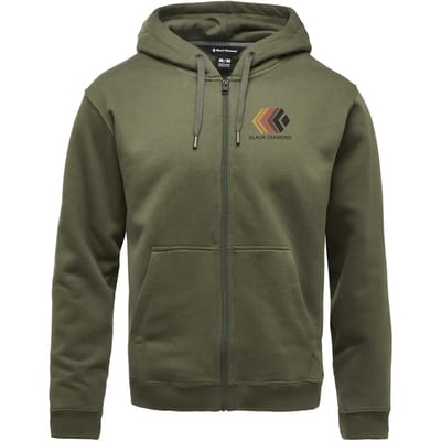 Black Diamond Faded Sweatshirt Met Rits Groen L Man